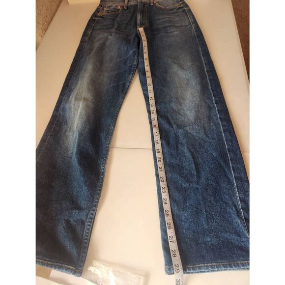 MOTHER Blue Straight Leg Jeans - Picture 10 of 10